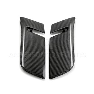 Dodge Demon Fender Flares - Front - Anderson Composites - Fender Flare Extensions - Carbon Fiber - `18-`20